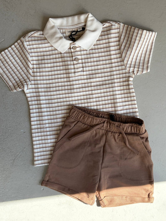 Lil' Atelier | Nomas Sweat Shorts | Coca Mocha - 