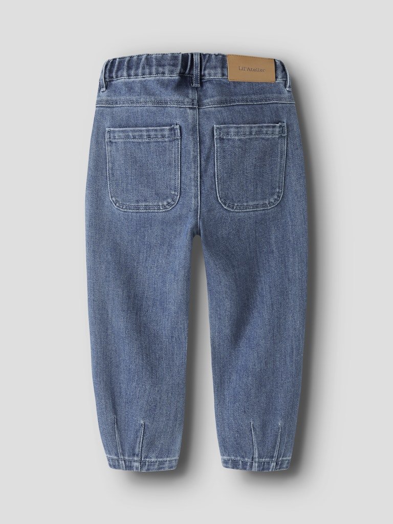 Lil' Atelier | Obello Baggy Jeans | Dark Blue Denim - 5715905168094