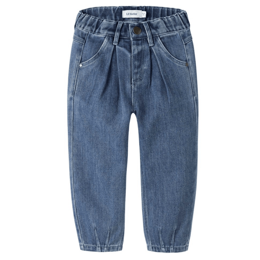 Lil' Atelier | Obello Baggy Jeans | Dark Blue Denim - 5715905168094
