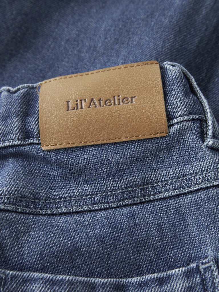 Lil' Atelier | Obello Baggy Jeans | Dark Blue Denim - 5715905168094