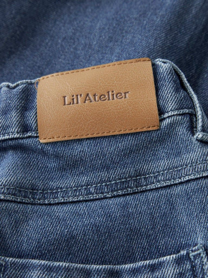 Lil' Atelier | Obello Baggy Jeans | Dark Blue Denim - 5715905168094