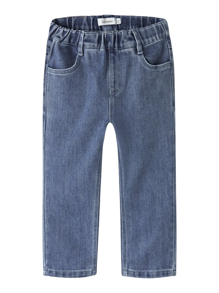 Lil' Atelier | Obello Loose Jeans | Dark Blue Denim - 5715905166526