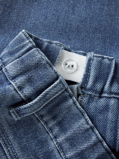 Lil' Atelier | Obello Loose Jeans | Dark Blue Denim - 5715905166526