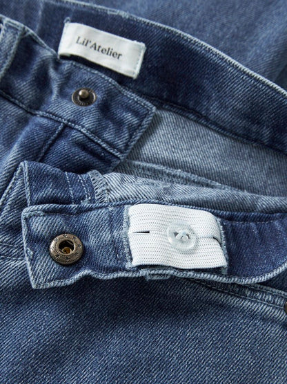 Lil' Atelier | Obello Wide Jeans | Dark Blue Denim - 5715905168216