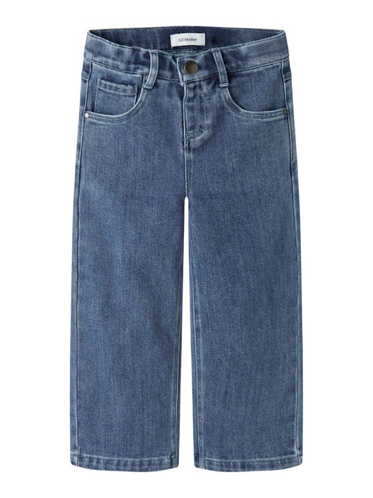 Lil' Atelier | Obello Wide Jeans | Dark Blue Denim - 5715905168216