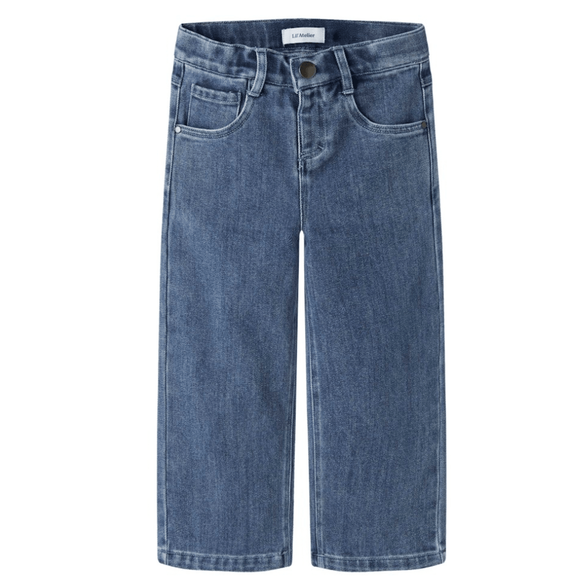 Lil' Atelier | Obello Wide Jeans | Dark Blue Denim - 5715905168216
