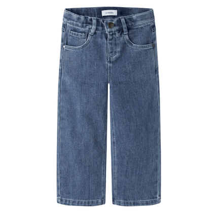 Lil' Atelier | Obello Wide Jeans | Dark Blue Denim - 5715905168216