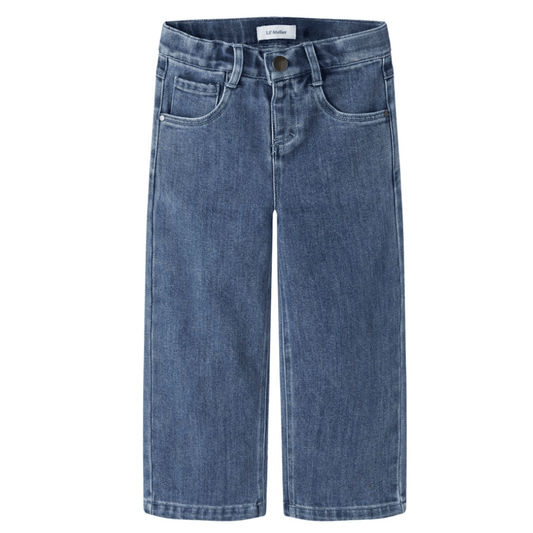Lil' Atelier | Obello Wide Jeans | Dark Blue Denim - 5715905168216