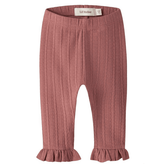 Lil Atelier | Onela Slim Legging | Withered Rose - 5715905435653