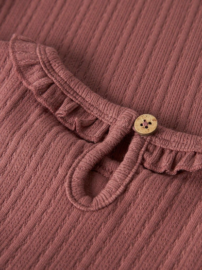 Lil' Atelier | Onela Slim Top | Withered Rose - 5715905462802