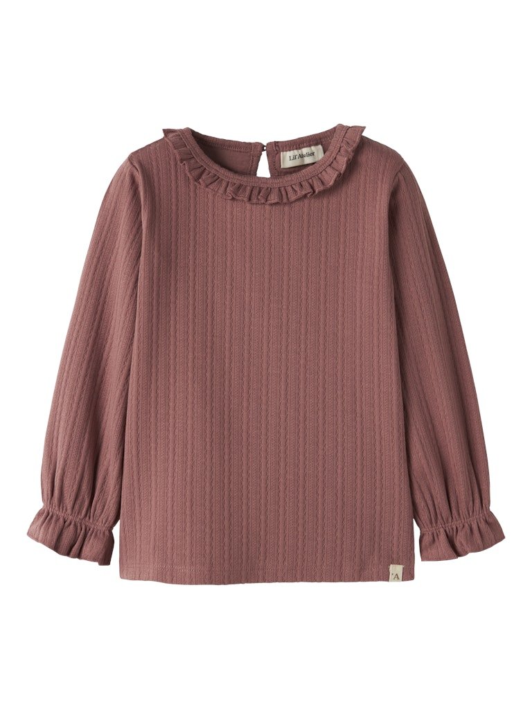 Lil' Atelier | Onela Slim Top | Withered Rose - 5715905462802