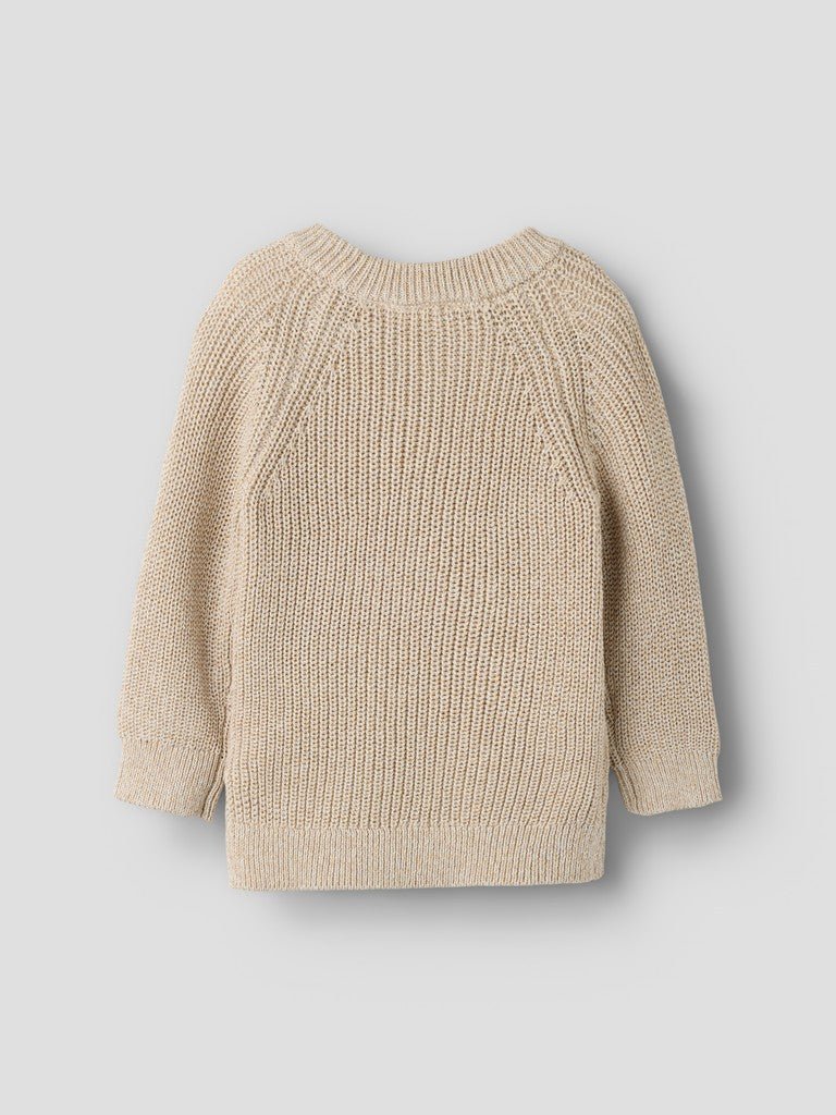 Lil' Atelier | Rokkos Gebreide Trui | White Pepper Melange - 5715909586115