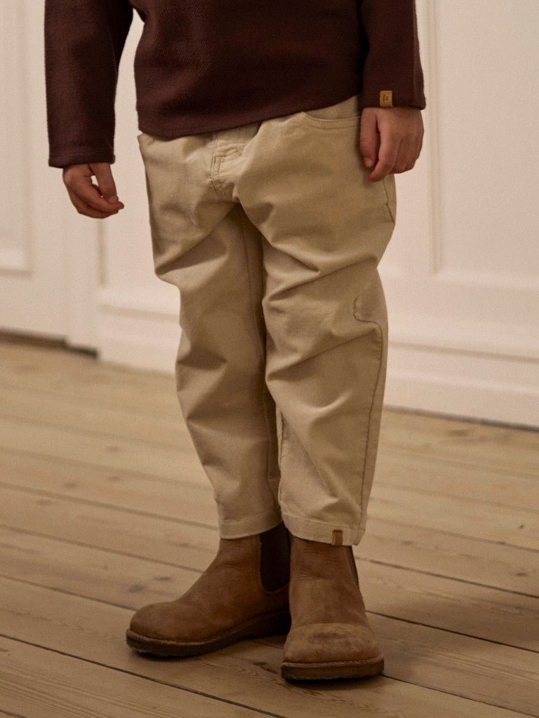 Lil' Atelier | Somba San Loose Cord Pants | White Pepper - 5715911940318