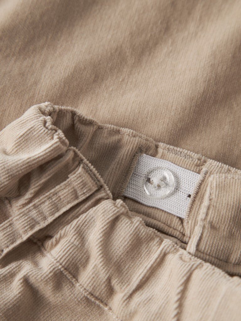 Lil' Atelier | Somba San Loose Cord Pants | White Pepper - 5715911940318