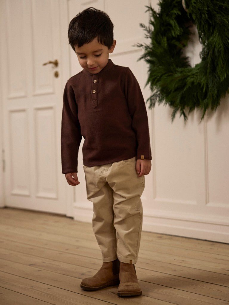 Lil' Atelier | Somba San Loose Cord Pants | White Pepper - 5715911940318