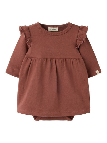 Lil' Atelier | Thoro Body Jurk | Mahogany - 5715946508507