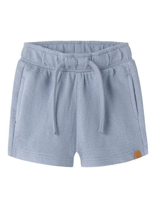 Lil'Atelier | Dias Loose Sweat Shorts Baby | Dusty Blue - E5715866121695