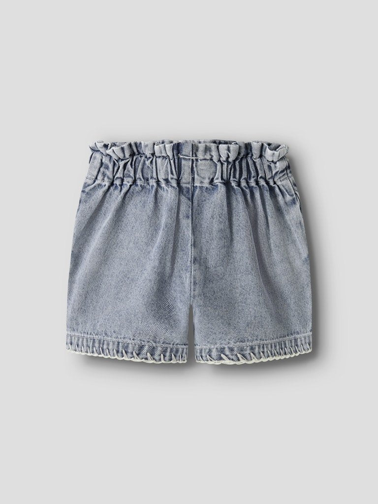 Lil'Atelier | Funda Loose Denim Shorts Baby | Medium Blue Denim - 