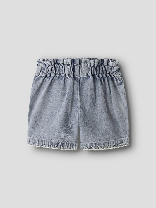 Lil'Atelier | Funda Loose Denim Shorts Baby | Medium Blue Denim - 