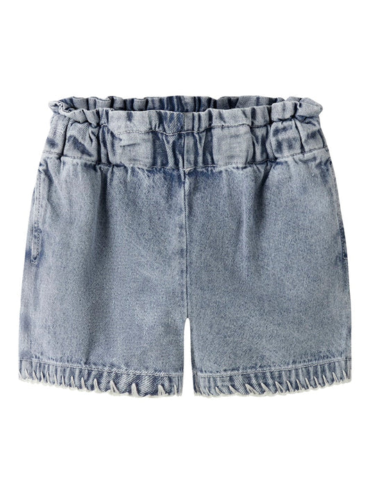Lil'Atelier | Funda Loose Denim Shorts Baby | Medium Blue Denim - 