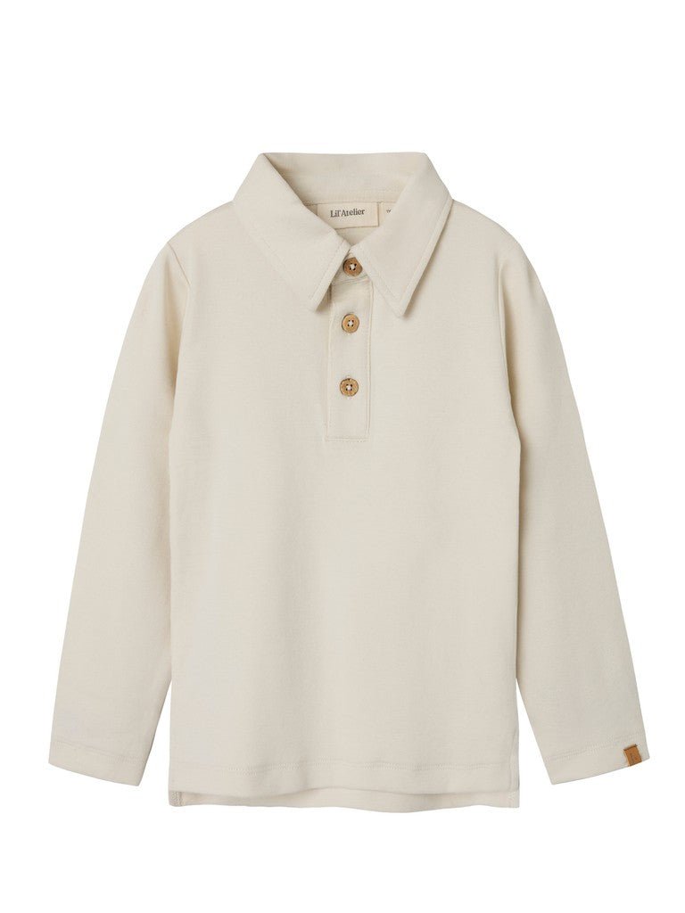 Lil'Atelier | Fundo Slim Fit Polo | Turtledove - 5715607206636