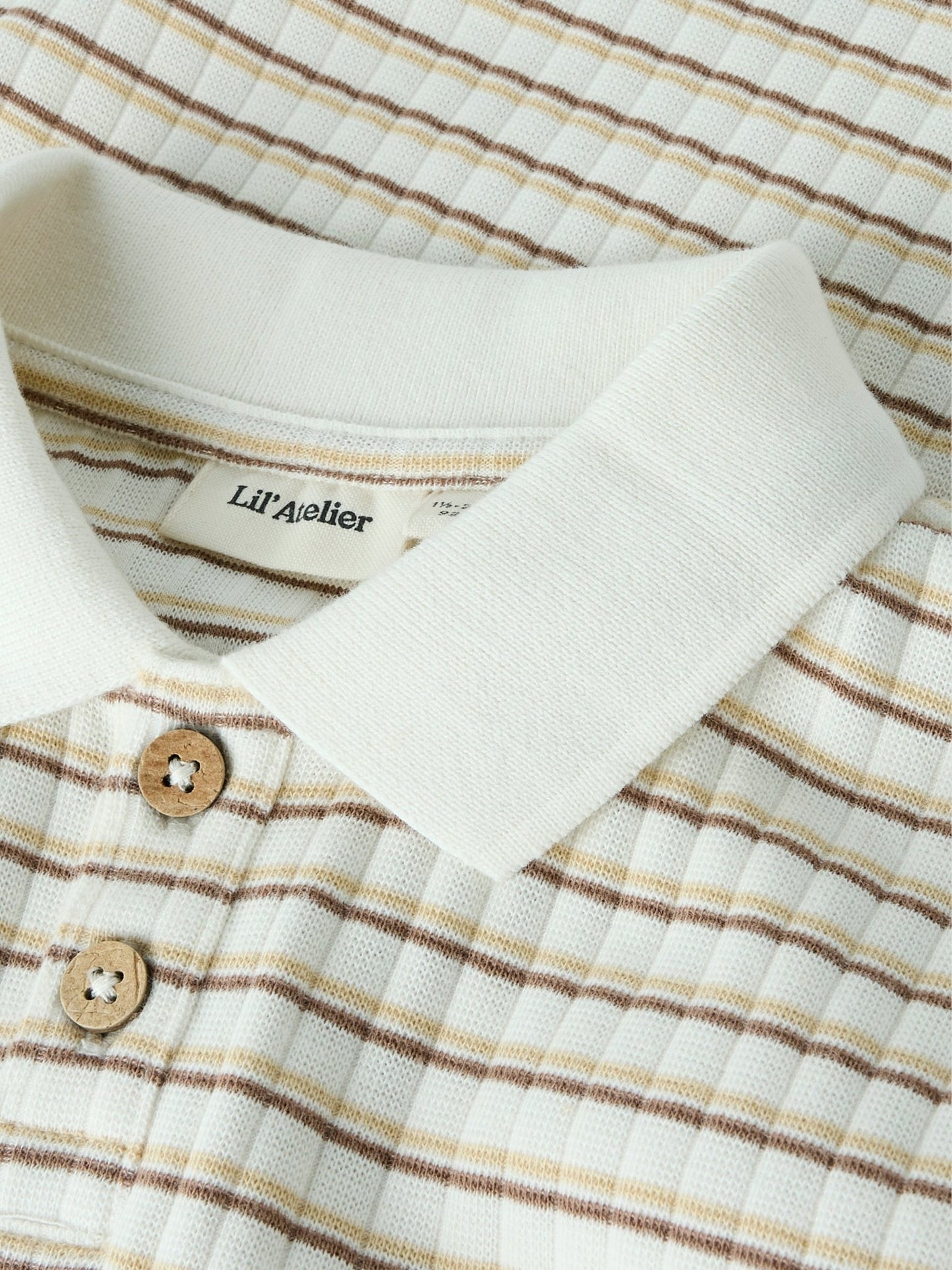 Lil'Atelier | Haldur Loose Polo | Coconut Milk - 5715866123828