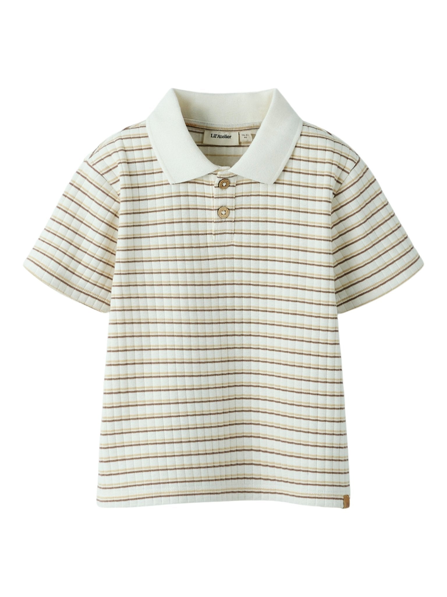 Lil'Atelier | Haldur Loose Polo | Coconut Milk - 5715866123828