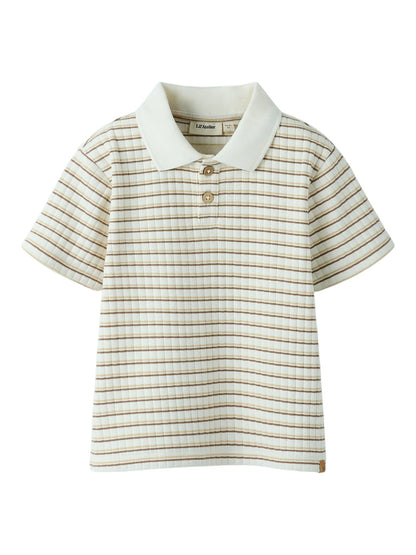 Lil'Atelier | Haldur Loose Polo | Coconut Milk - 5715866123828