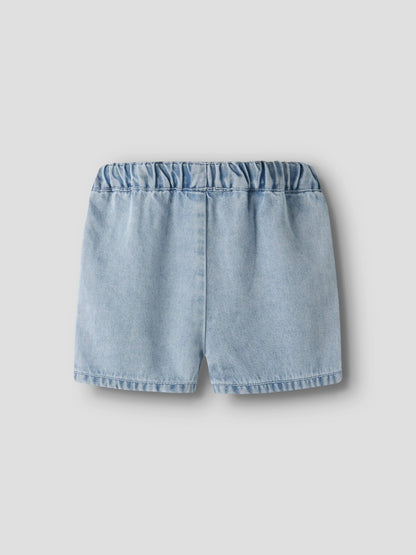 Lil'Atelier | River Loose Shorts Baby | Medium Blue Denim - 