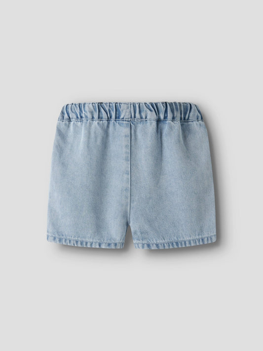 Lil'Atelier | River Loose Shorts Baby | Medium Blue Denim - 