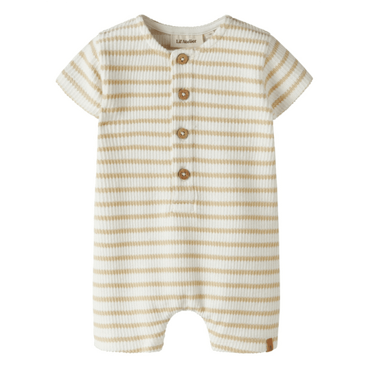 Lil'Atelier | Tadeo Playsuit | Coconut Milk - 5715906105524