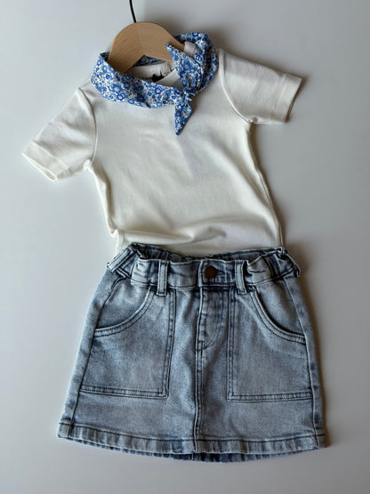LOVEissue | Twilly Scarf | Blue Bouquet -