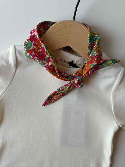 LOVEissue | Twilly Scarf | Coral Flowers -