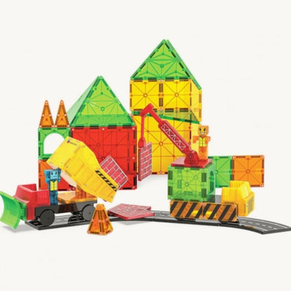 Magna - Tiles | Builder XL Magnetische Tegels | 50 stuks | Multi Color - 