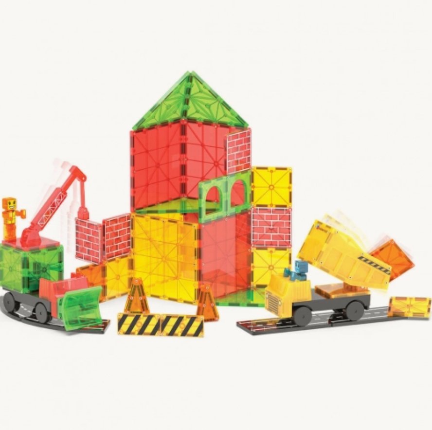 Magna - Tiles | Builder XL Magnetische Tegels | 50 stuks | Multi Color - 