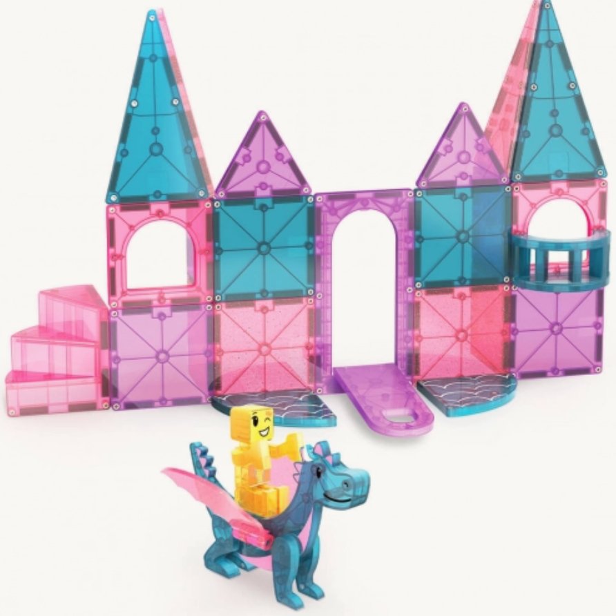 Magna - Tiles | Castle Magnetische Tegels | 25 stuks | Multi Color - 