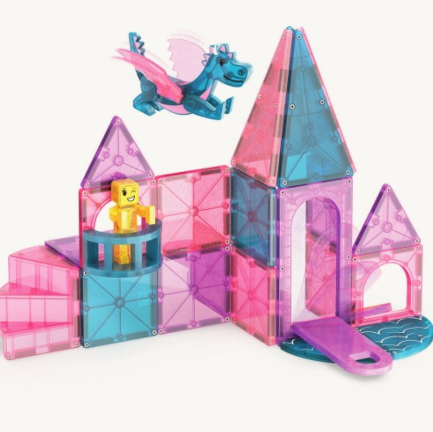 Magna - Tiles | Castle Magnetische Tegels | 25 stuks | Multi Color - 