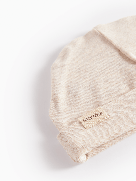 MarMar | Aiko Newborn Muts | Licht Beige Melange - 5715522225163