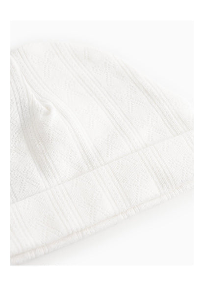MarMar | Aiko Newborn Muts Pointelle | Gentle White - 5715522402649