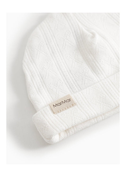 MarMar | Aiko Newborn Muts Pointelle | Gentle White - 5715522402649
