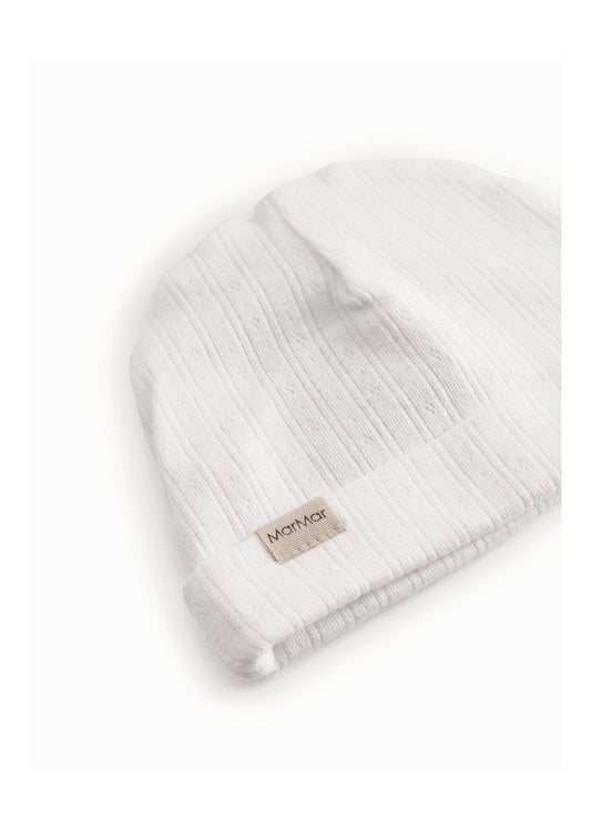 MarMar | Aiko Newborn Muts Pointelle | Gentle White - 5715522339419