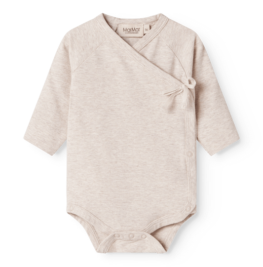 MarMar | Belita Overslagromper | Licht Beige Melange - 5715522223152