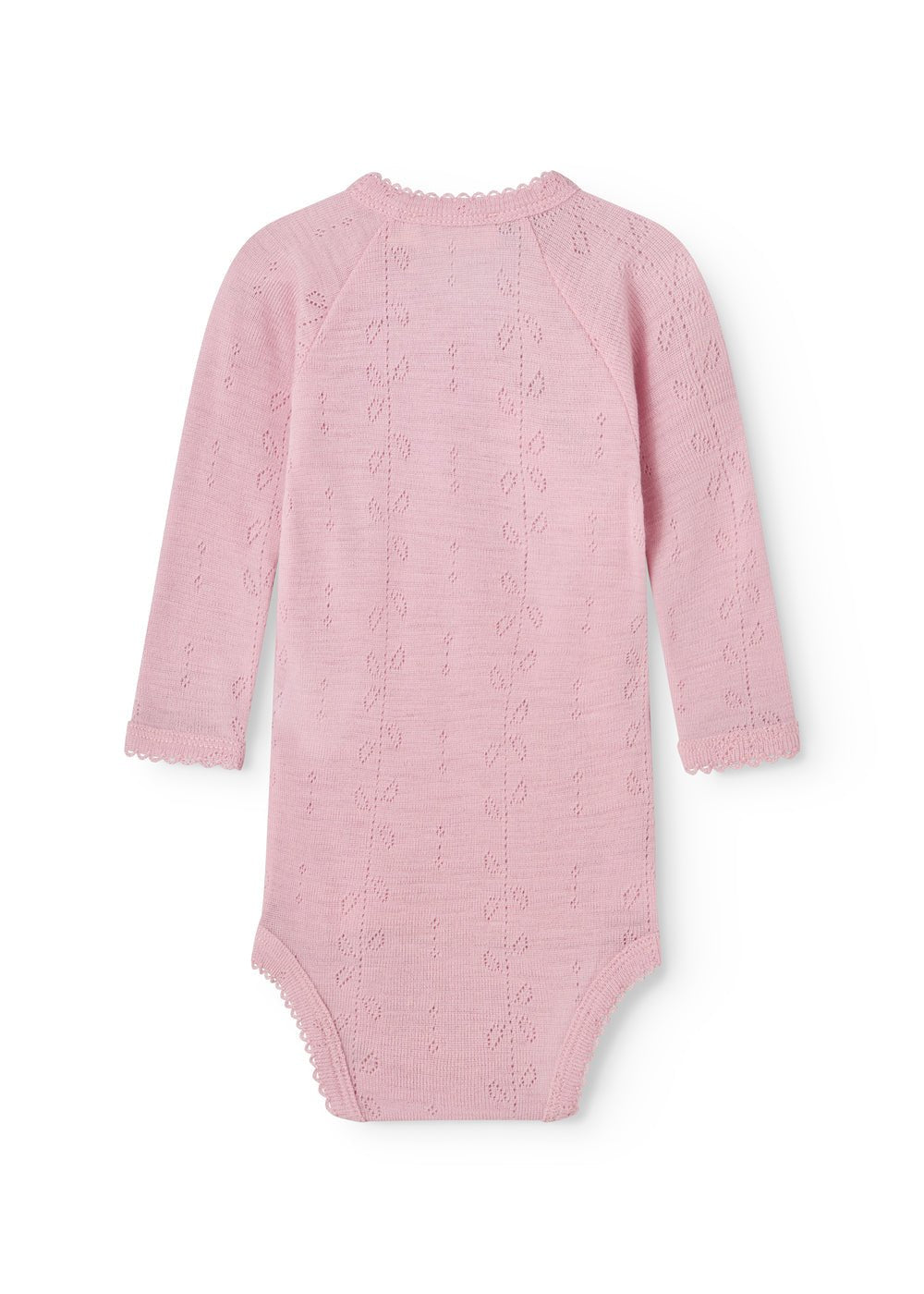 MarMar | Belita Pointelle Overslagromper Wol | Soft Berry - 5715522366804