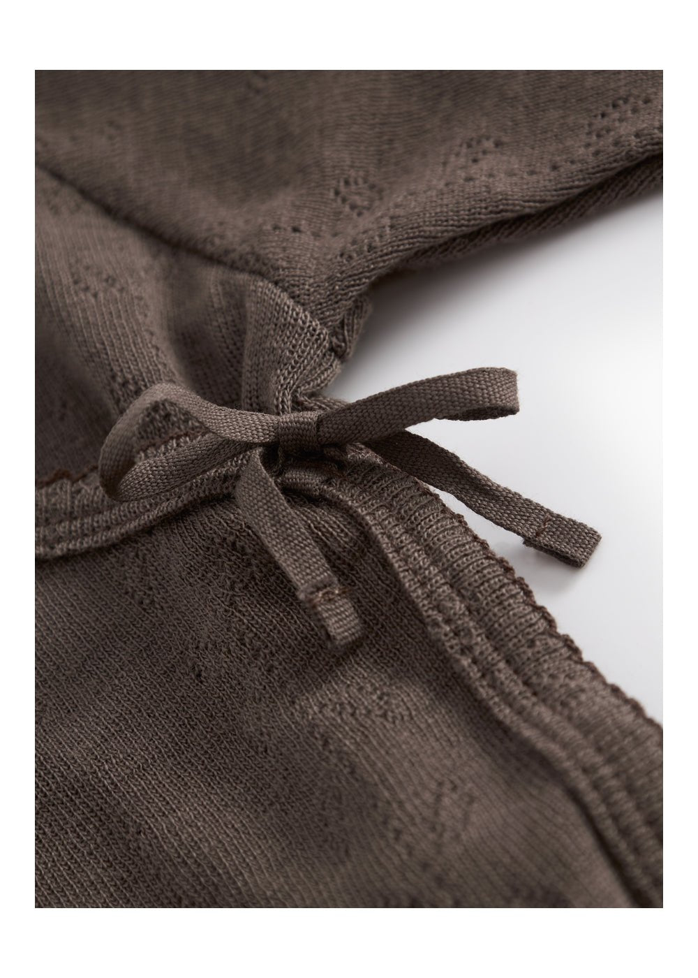 MarMar | Belita Pointelle Overslagromper Wol | Terre - 5711529520447