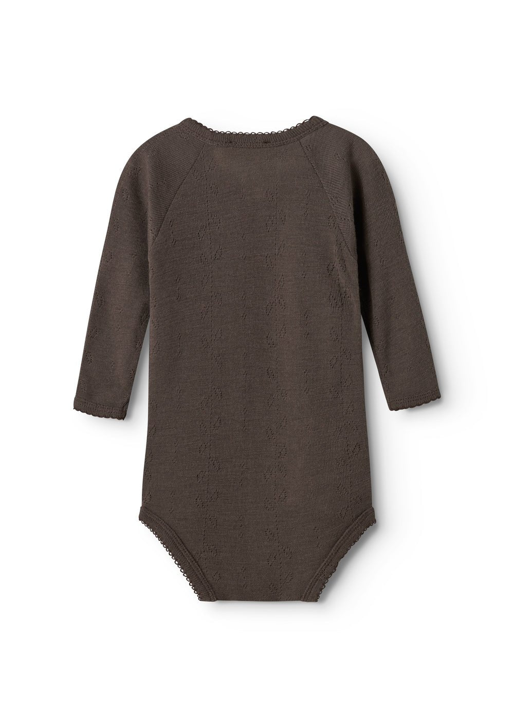 MarMar | Belita Pointelle Overslagromper Wol | Terre - 5711529520447