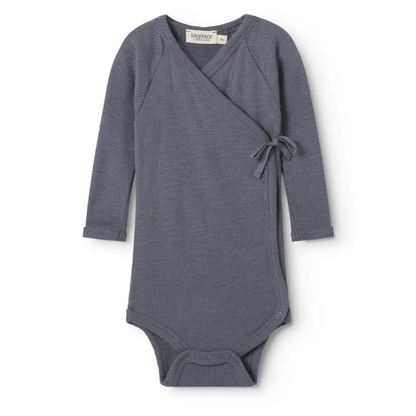 MarMar | Belita Rib Overslagromper Wol | Rainstorm - 