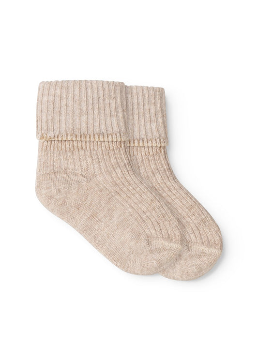 MarMar | Newborn Sokken | Licht Beige - 5715522382736