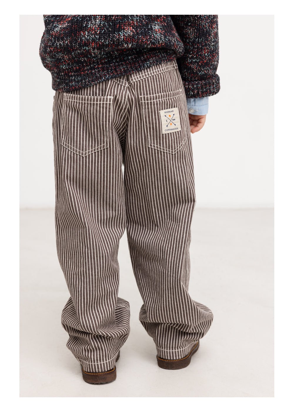 MarMar | Pando Soft Denim | Dark Brownie Stripe - 