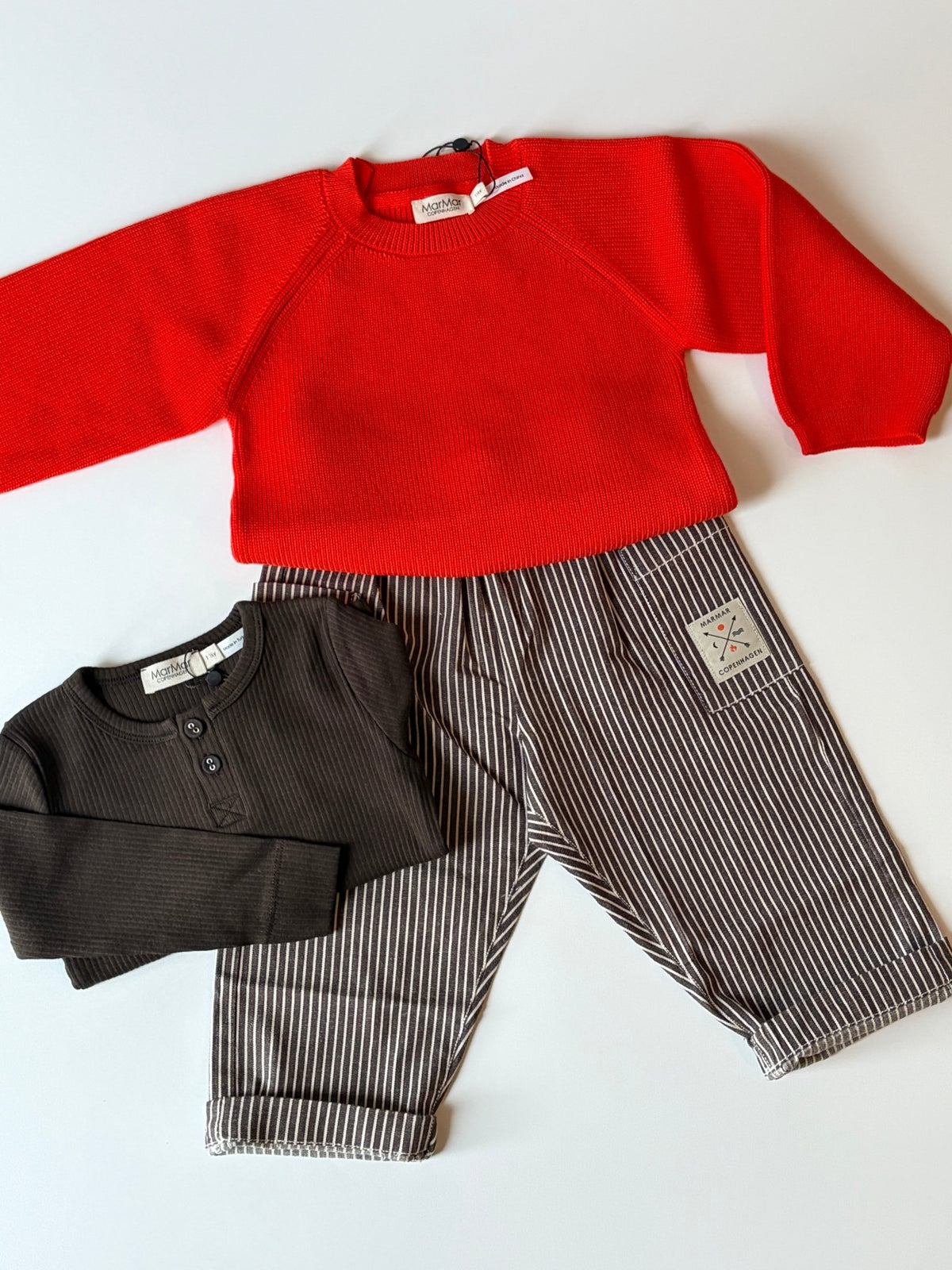 MarMar | Panto Soft Denim | Dark Brownie Stripe - 5715522404575