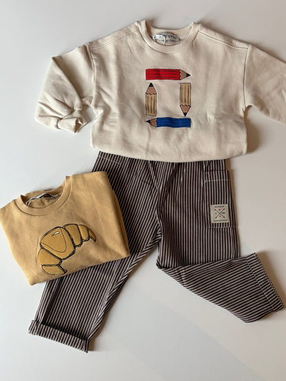 MarMar | Panto Soft Denim | Dark Brownie Stripe - 5715522404575